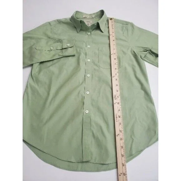 L.L. Bean Women's Wrinkle Resistant Long Sleeve Button Up Casual Shirt, S - Picture 5 of 7